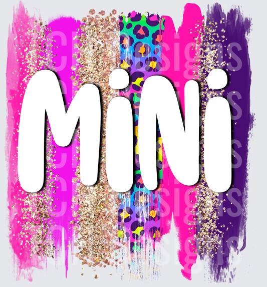 MINI LEOPARD BRUSHSTROKE