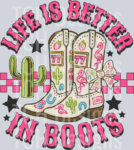 life is better in boots HWDS