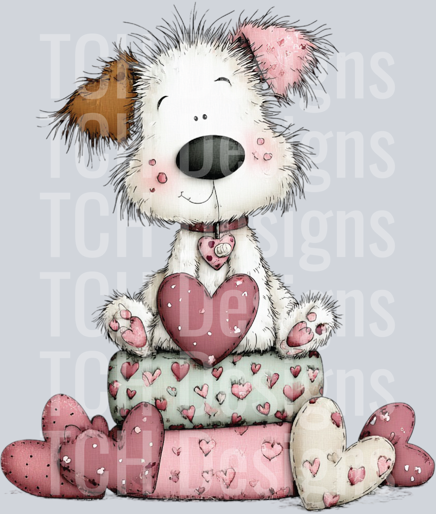 Whimsical Valentine Bunny Clipart (16)