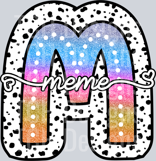 MEME-TIE DYE DOTTIE NAMES
