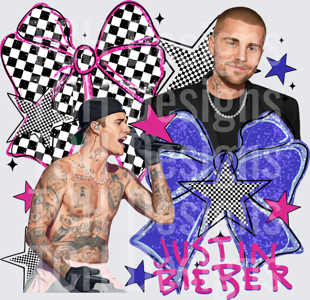 Justin bow collage