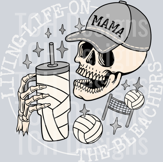 bleachers-volleyball-tumbler-mama-grey-wh