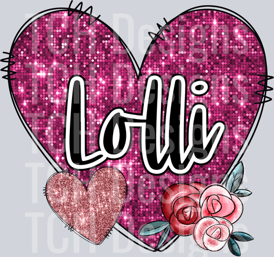VALENTINES NAMES- LOLLI