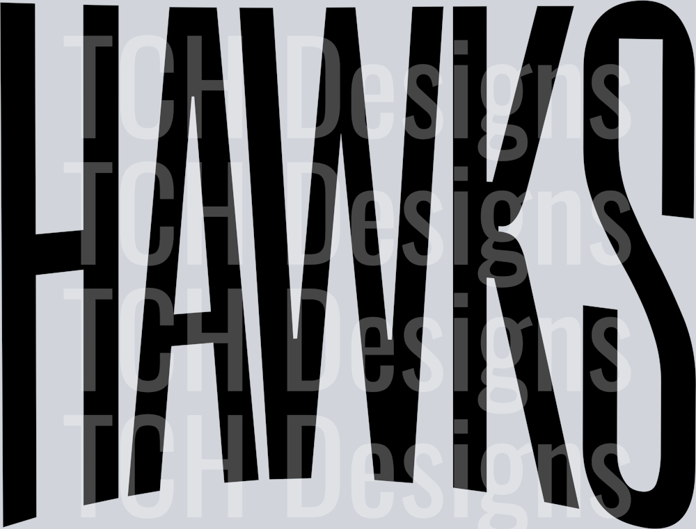 HAWKS OVERSIZED BLACK