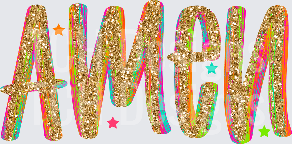 AMEN glitter exclusive