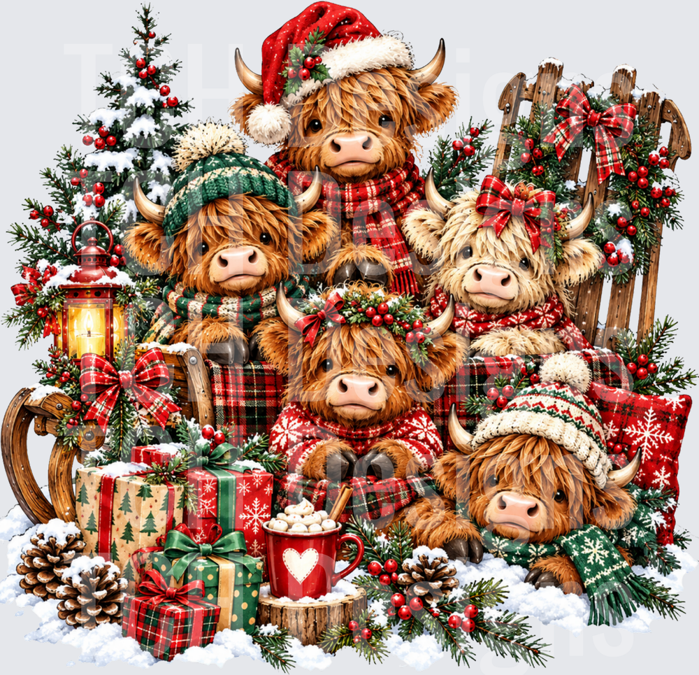 Highland Cow Christmas