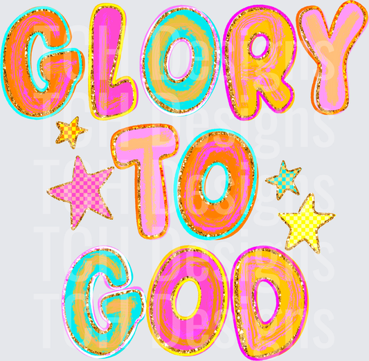 GLORY TO GOD COLORFUL