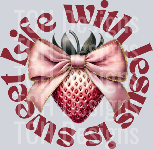 LIFE WITH JESUS IS SWEET POCKET