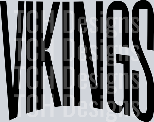 VIKINGS OVERSIZED BLACK