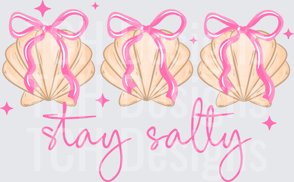 Stay salty shells and bows