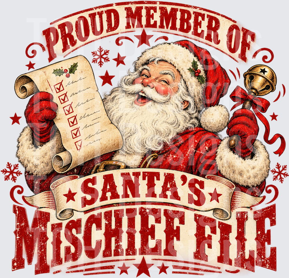 Proud Member Of Santa's Mischief File