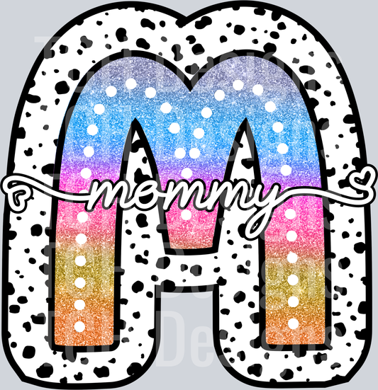 MOMMY-TIE DYE DOTTIE NAMES