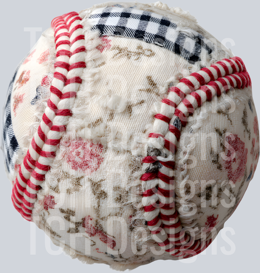 YARN PATCH BASEBALL
