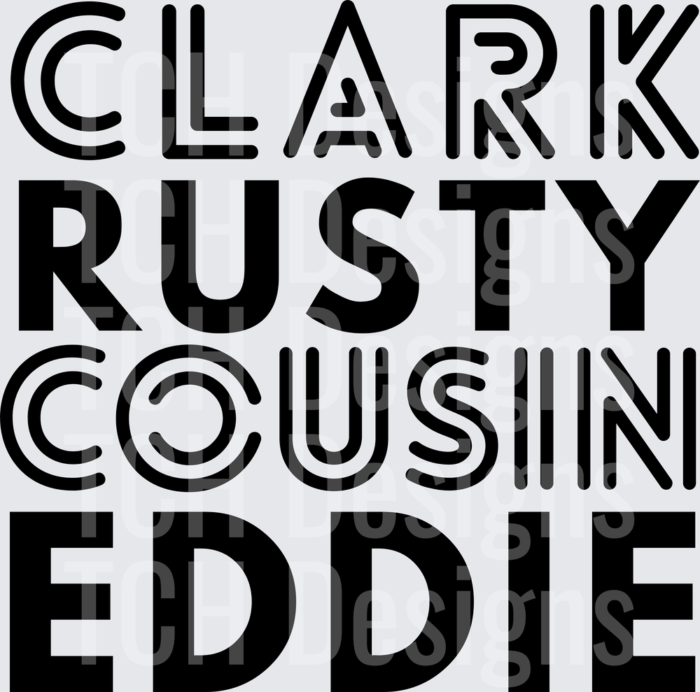 CLARK RUSTY COUSIN EDDIE BLACK