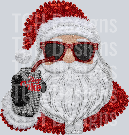 SANTA SODA DIET COKE