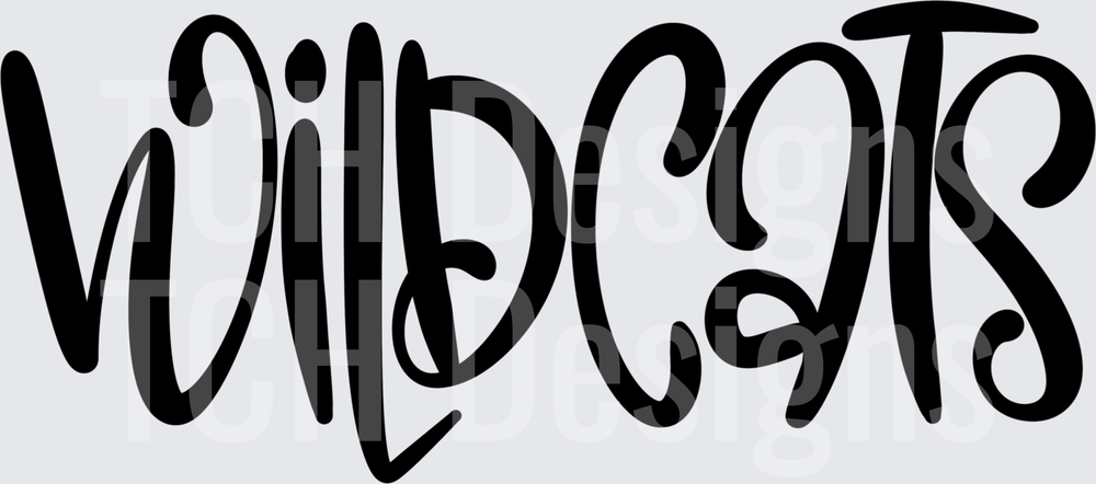 Wildcats Bold Funky Handlettered Typography