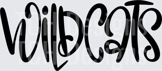 Wildcats Bold Funky Handlettered Typography