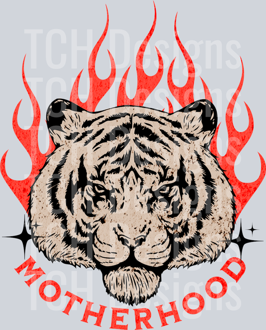 Tiger Fire Edgy  Motherhood