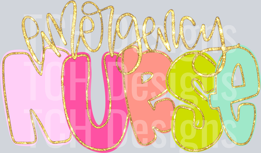 Emergency_Nurse_Colorful_Bubbly_Gold