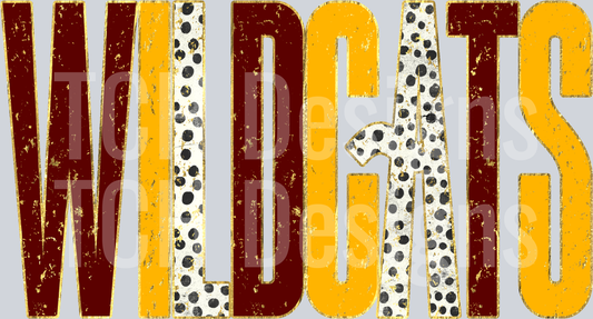 Wildcats_Maroon_Yellow_Gold_Distressed_Metallic_Gold
