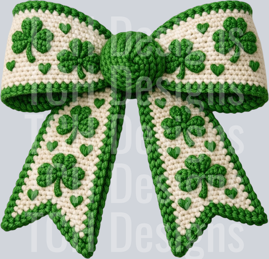 Preppy Coquette St Patrick_s Day PNG 1