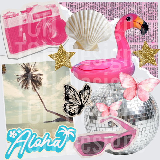 VINTAGE SUMMER COLLAGE