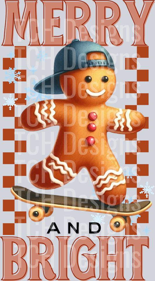 MERRY AND BRIGHT GINGERBREAD