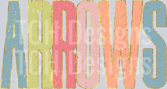 Arrows_Colorful_Distressed_Metallic_Gold