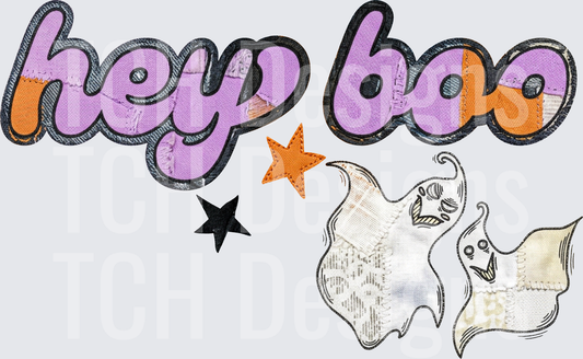 hey boo ghosties faux emb hwds