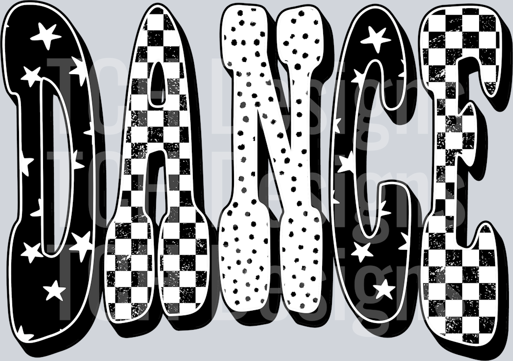 DANCE BLACK CHECKERED