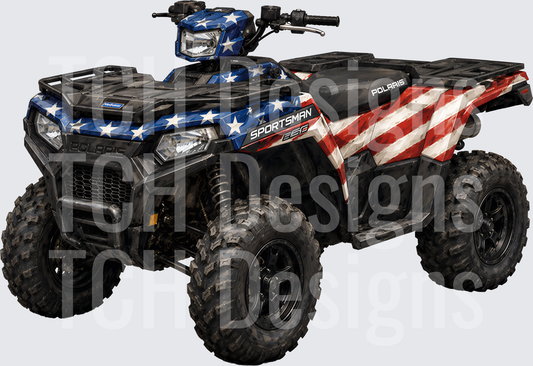 patriotic four wheeler