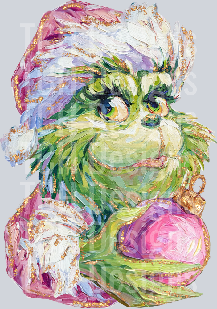 Grinch painting