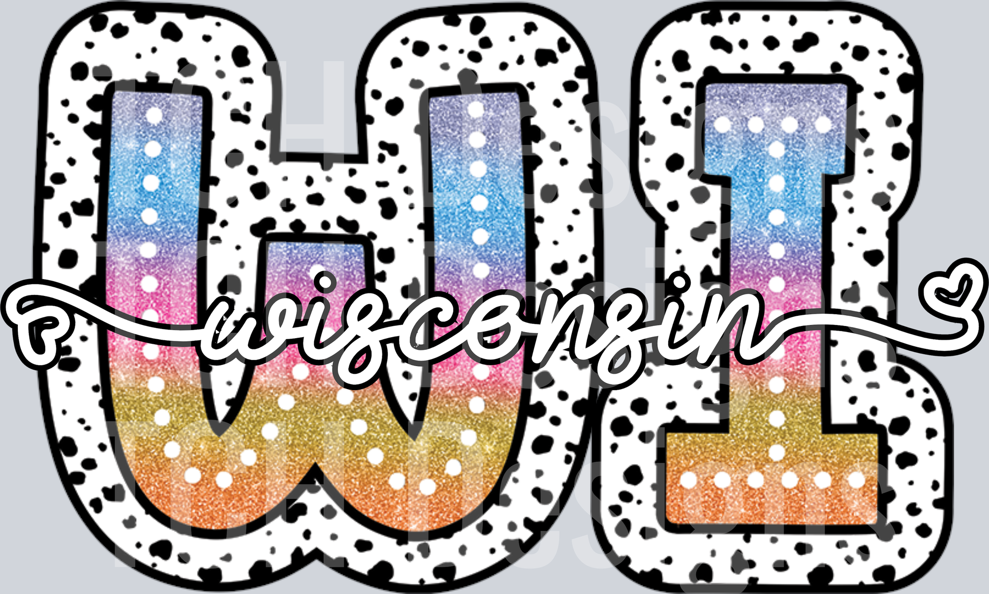 WISCONSIN-TIEDYE DOTTIE STATE