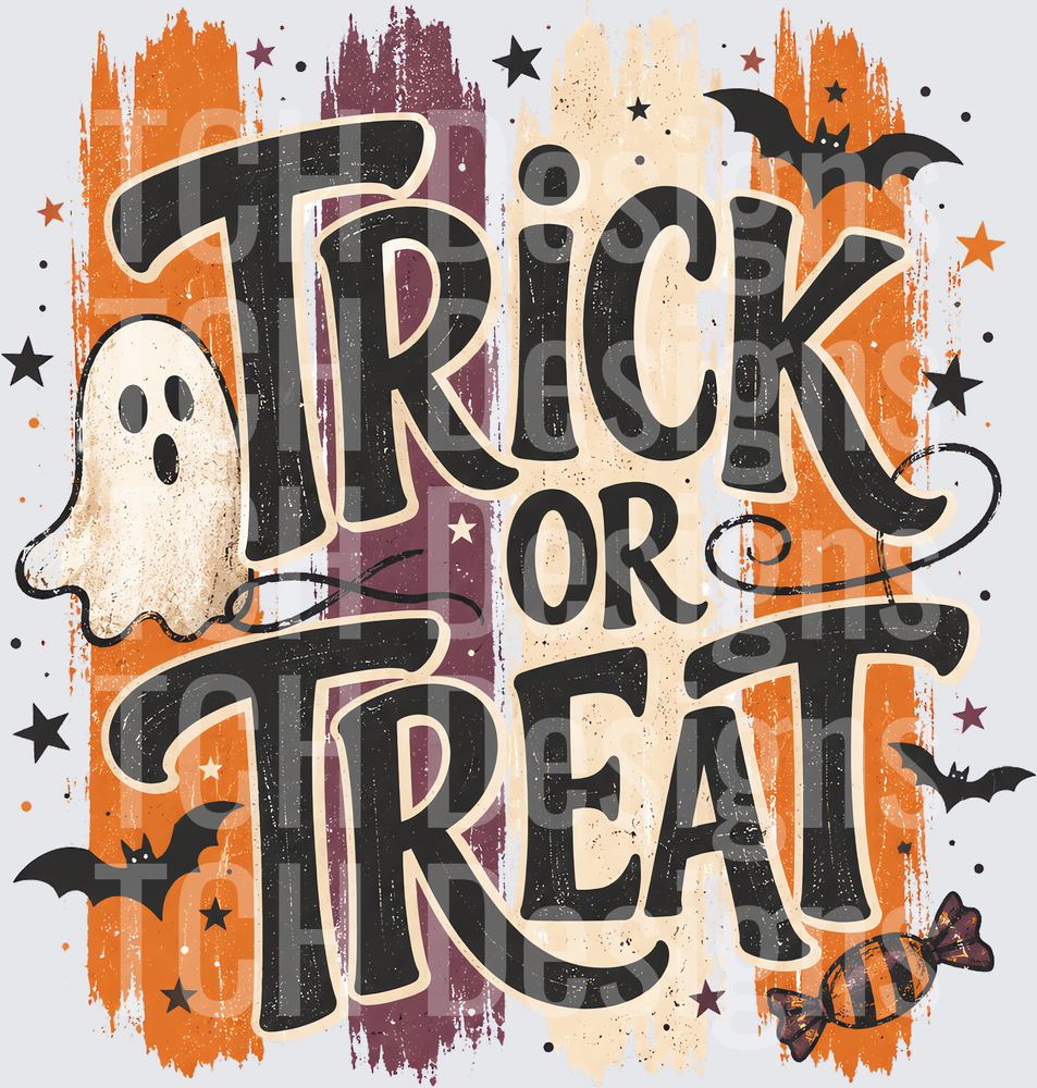 Striped Trick or Treat dark