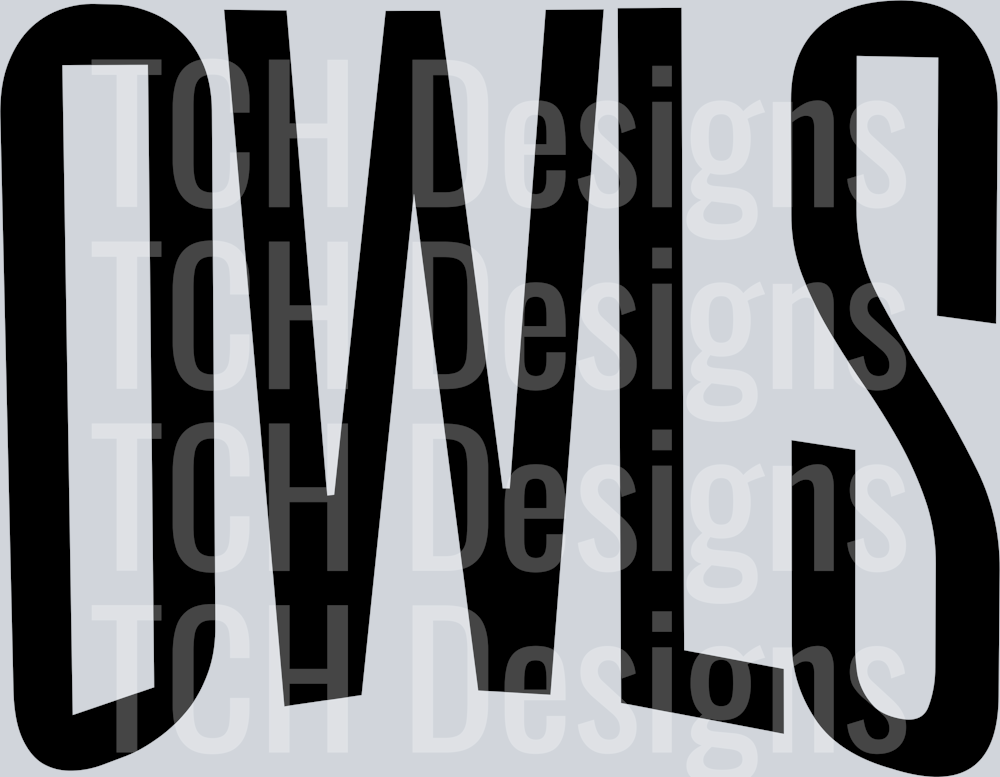 OWLS OVERSIZED BLACK