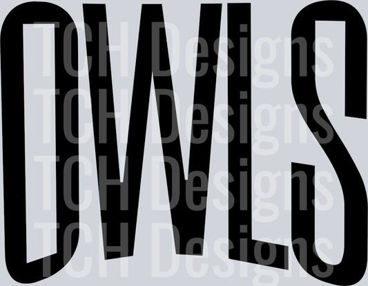 OWLS OVERSIZED BLACK