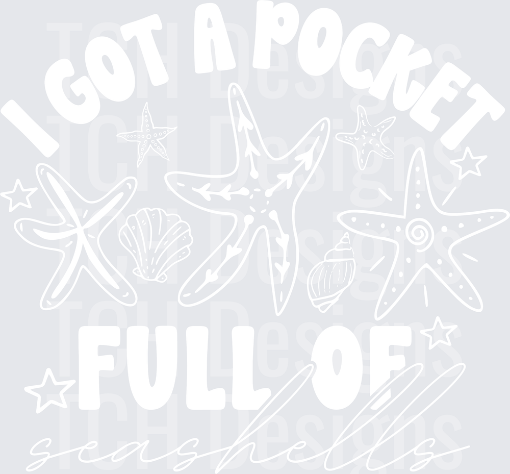 I GOT A POCKET FULL OF SEASHELLS