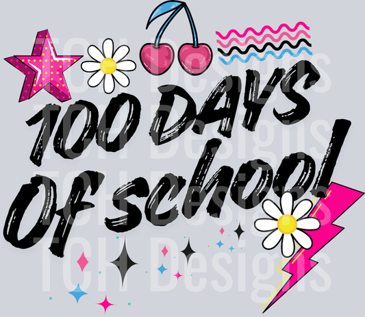 100 days of school hwds