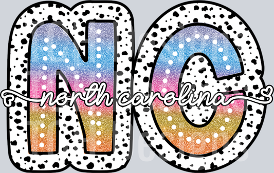 NORTH CAROLINA-TIEDYE DOTTIE STATE