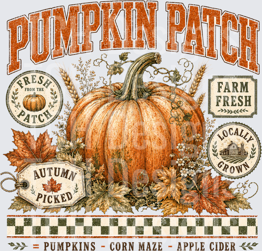 Retro Pumpkin Patch