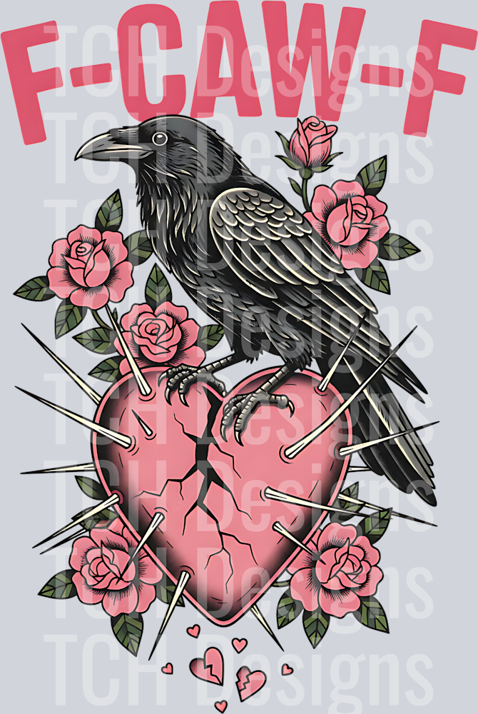 Crow Raven Anti Valentine Png,F-Caw-F Valentine day