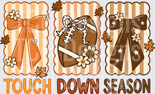 Touchdown Season Bows and Flowers
