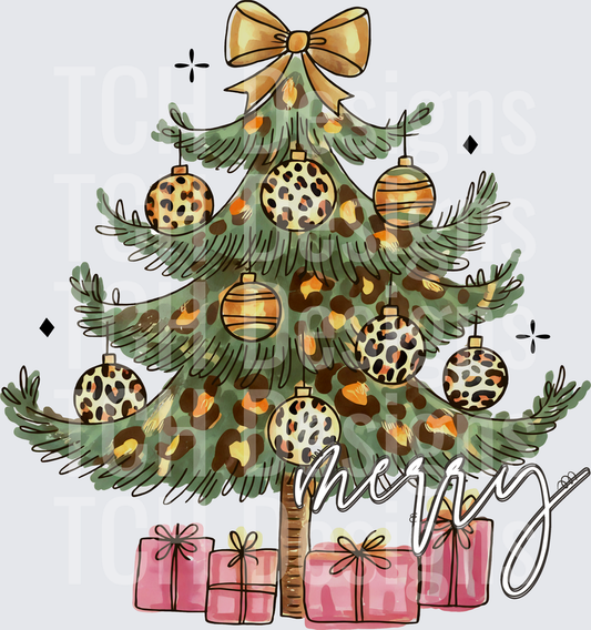Leopard Christmas Tree