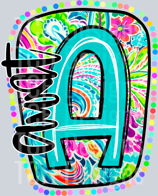 SCRIBBLE LETTER BRIGHT