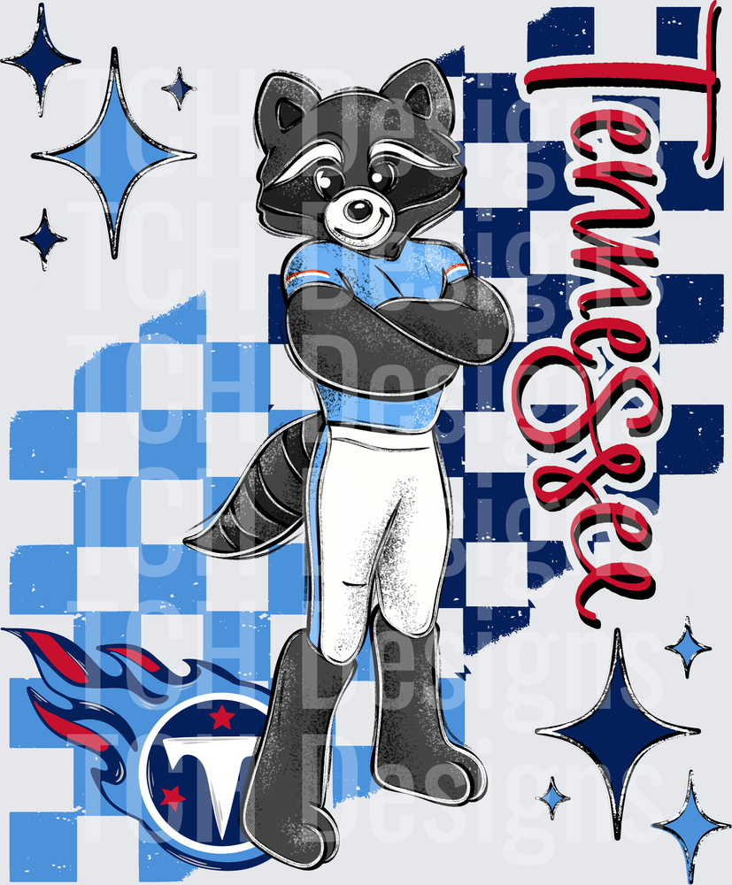 T Titans checkered