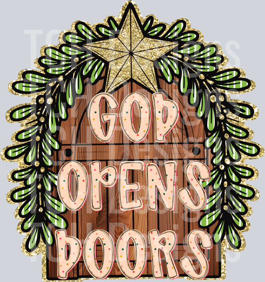 God opens doors AKC