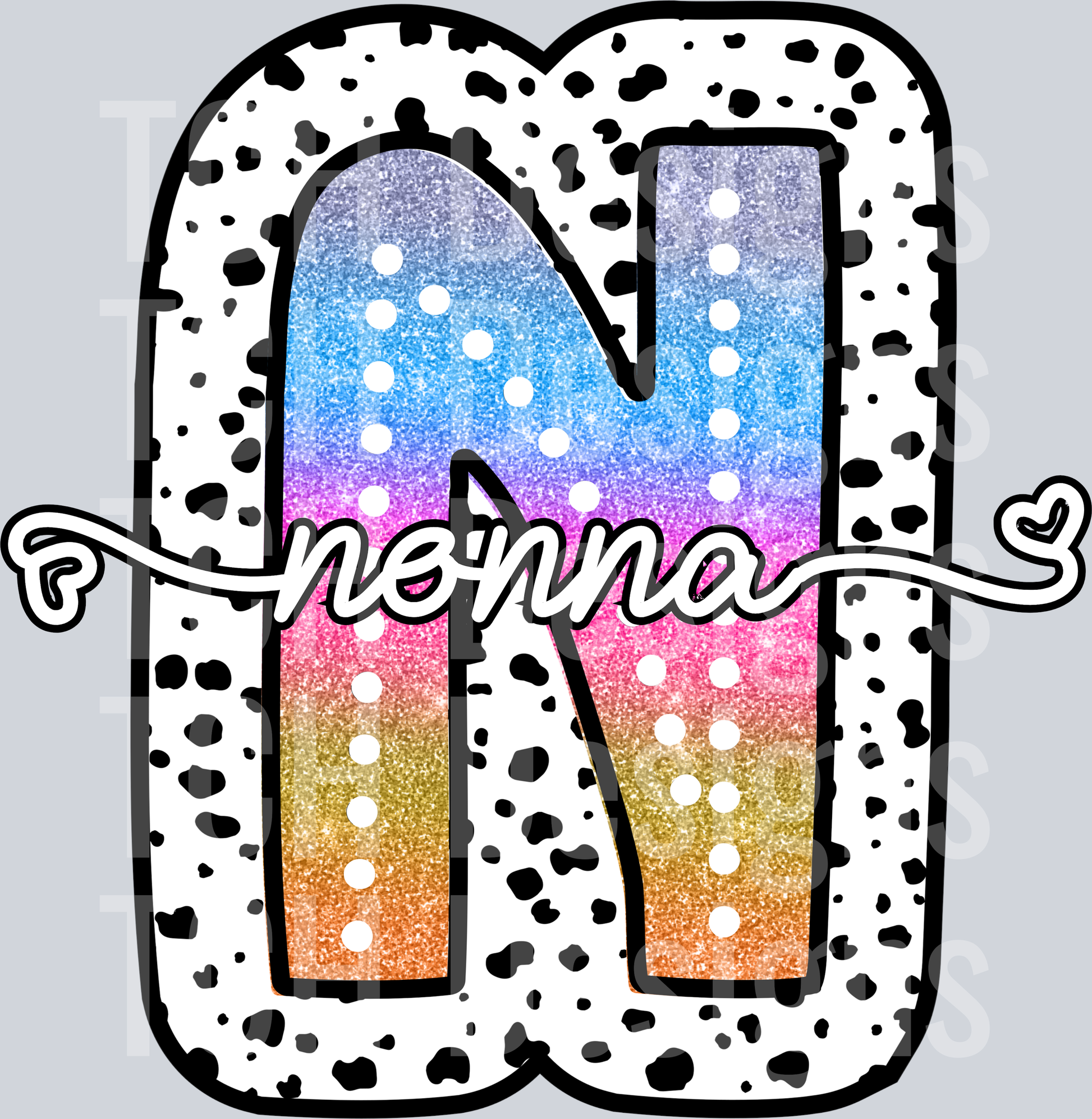 NONNA-TIE DYE DOTTIE NAMES