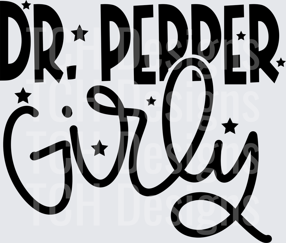 DR PEPPER GIRLY STARS