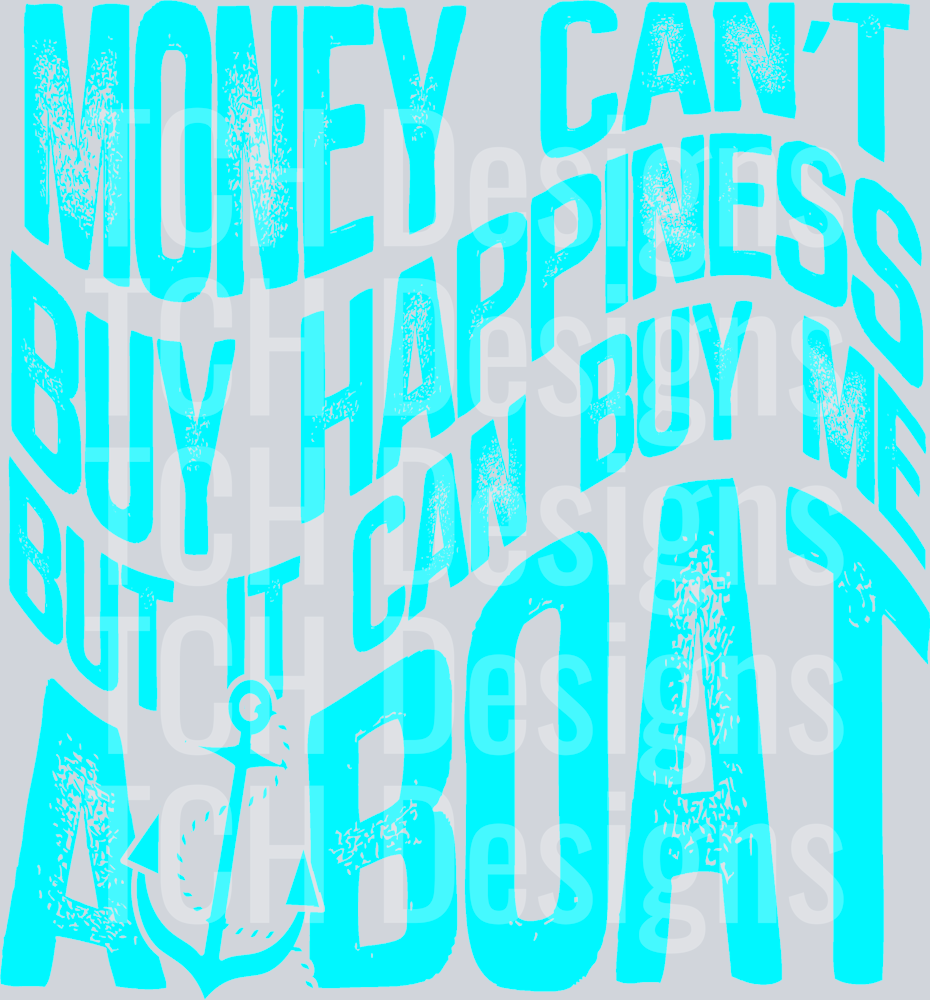 BuyMeABoatStretchedBlue