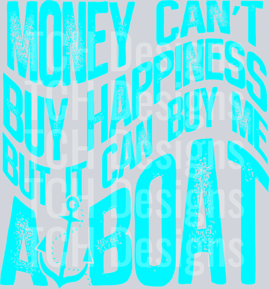 BuyMeABoatStretchedBlue